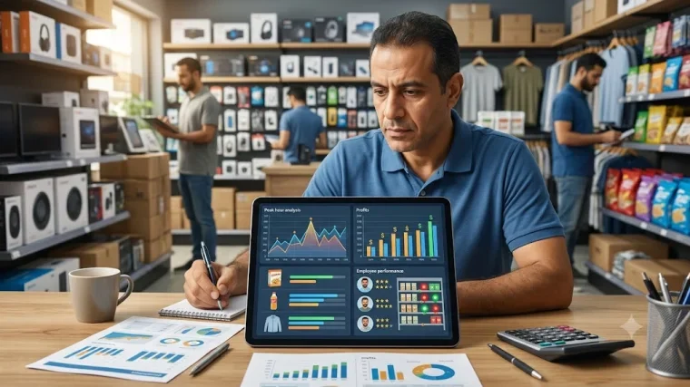 التقارير والتحليلات التي يوفرها برنامج pos