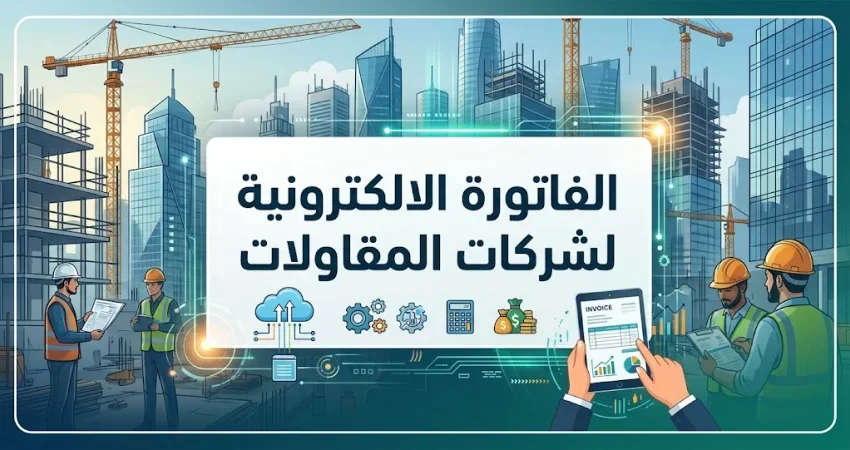 كيف تدير الفاتورة الالكترونية لشركات المقاولات بسهولة؟ cover image